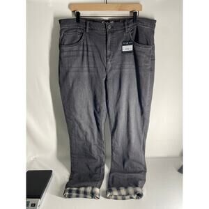 Eddie Bauer Flannel Lined Boyfriend Jeans Plus Size 16 Women's NEW